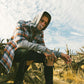 SHORT FRONT ZIP FLANNEL