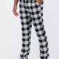 Plaid Slim Fit Trouser Pants